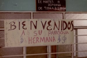 photo of the A Greeting and Welcome from the Parish in Las Margaritas in Chiapas, Mexico for the First Congregational Church team, UCC, from Madison, WI. (1990)
